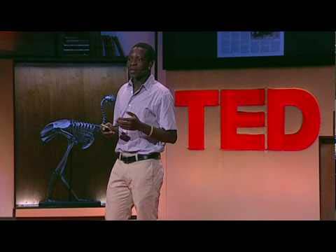 Imagem de William no TED Talks 2009